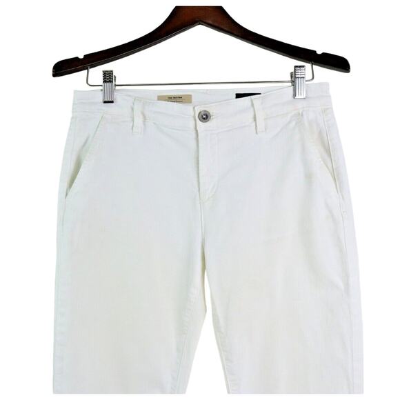 AG Adriano Goldschmied Size 26 Tristan Tailored Trouser Stretch White - Picture 3 of 12